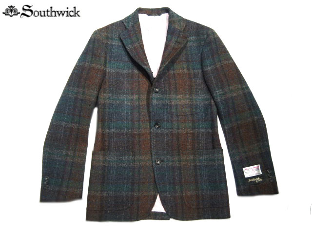 SOUTHWICK（サウスウィック）/CAMBRIDGE HARRIS TWEED JACKET/navy multi