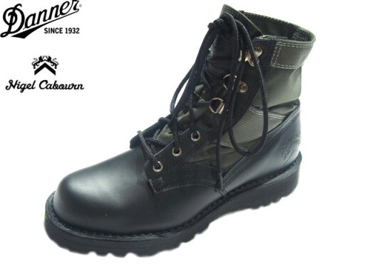Nigel Cabourn NAM Boots 80362662000: Black / Green Nigel Cabourn NAM Boots 80362662000: Black / Green