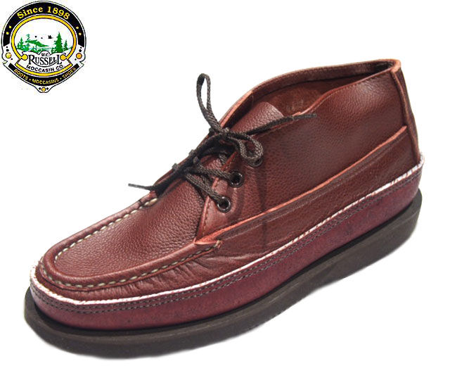 RUSSELL MOCCASINS(ラッセルモカシン)#200-27W SPORTING CLAY CHUKKA（スポーティングクレイチャッカ）/scotch grain brown