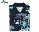 LACOSTE JAPAN(ラコステ)/PH4260L HAWAIIAN PRINTED PIQUE POLO/indigo