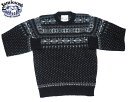 JAMIESON'S セーター メンズ JAMIESONS（ジャミーソンズ）/#MK158-731-45 CREWNECK FAIRISLE SWEATER/black mix