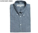 INDIVIDUALIZED SHIRTS（インディビジュアライズド　シャツ）/L/S STANDARD FIT B.D. HERITAGE CHAMBRAY SHIRTS（シャンブレーボタンダウンシャツ）/blue