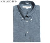 INDIVIDUALIZED SHIRTSʥǥӥ奢饤ɡġ/L/S STANDARD FIT B.D. HERITAGE CHAMBRAY SHIRTSʥ֥졼ܥ󥷥ġ/blue