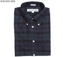 INDIVIDUALIZED SHIRTS（インディビジュアライズド　シャツ）/L/S STANDARD FIT B.D. OXFORD CHECK SHIRTS（オックスフォードボタンダウンシャツ）/blackwatch