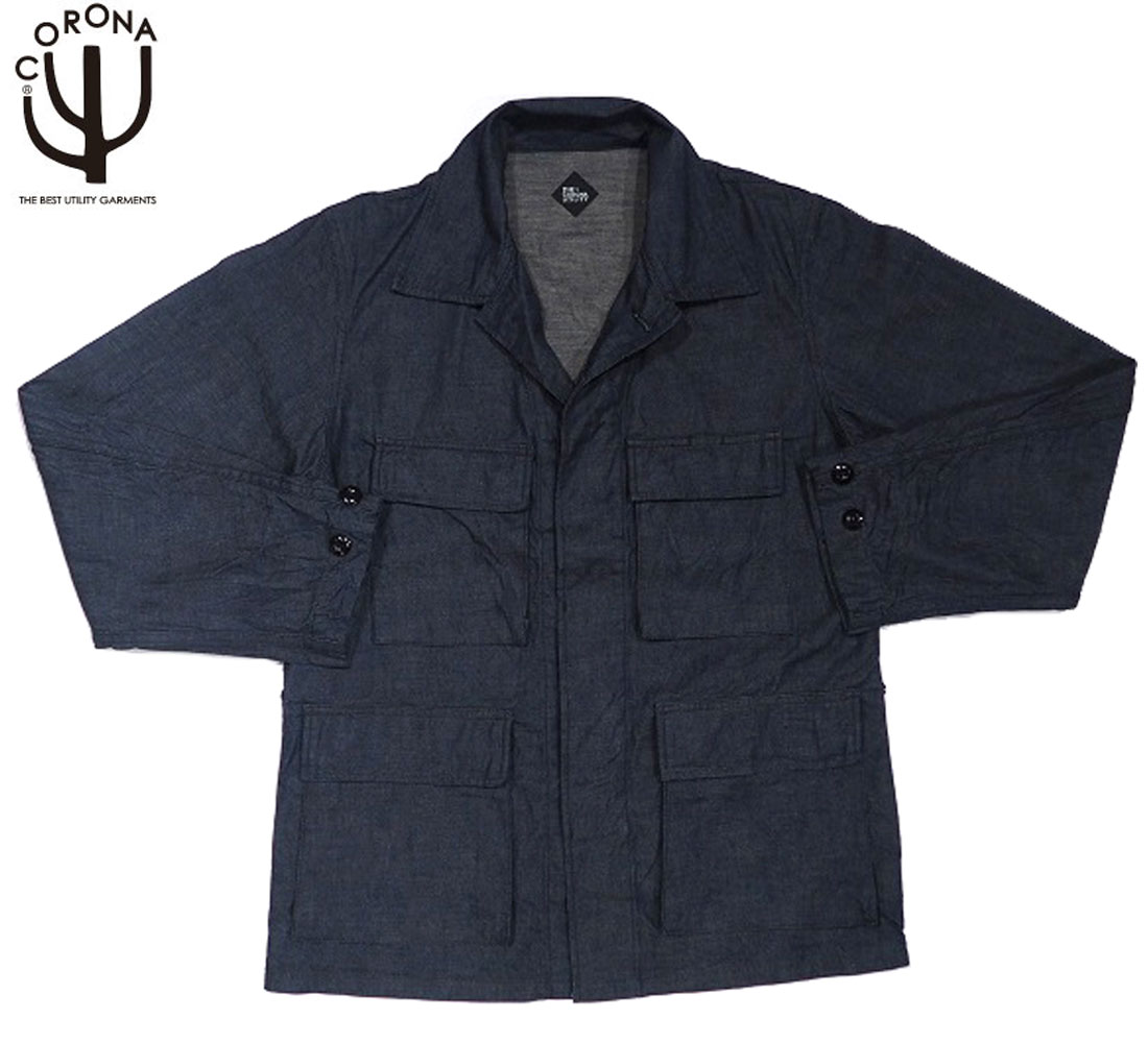 CORONA(コロナ）/#CJ025-22-04 B.D.U Jacket 22 8.5oz High Density Indigo Denim