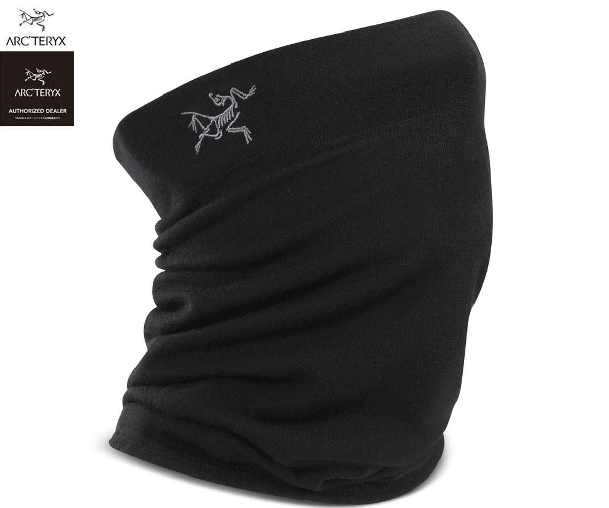 ARC'TERYX（アークテリクス）/RHO LIGHTWEIGHT WOOL NECK GAITER (ロー ライトウエイト ウール ネックゲイター)/black