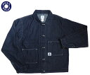 POST OVERALLS(ポストオーバーオールズ）/#1110 8DI MECHANIC BLOUSE / 8 oz. denim indigo