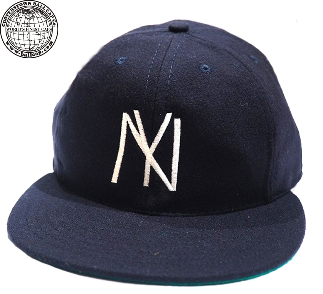 COOPERSTOWN BALL CAP（クーパーズタウンボールキャップ）/NEWYORK BLACK YANKEES vintage baseball cap/navy