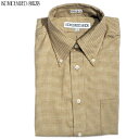 INDIVIDUALIZED SHIRTS（インディビジュアライズド　シャツ）/L/S STANDARD FIT B.D. HOUNDTOOTH FLANNEL SHIRTS/gold