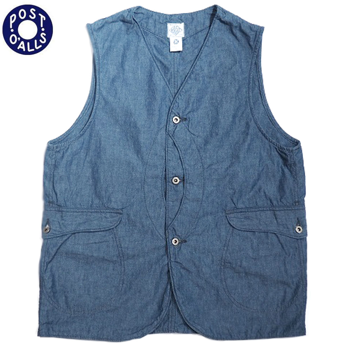 POST OVERALLS(ポストオーバーオールズ）/#1512 ROYAL TRAVELER Vintage sheeting/chambray