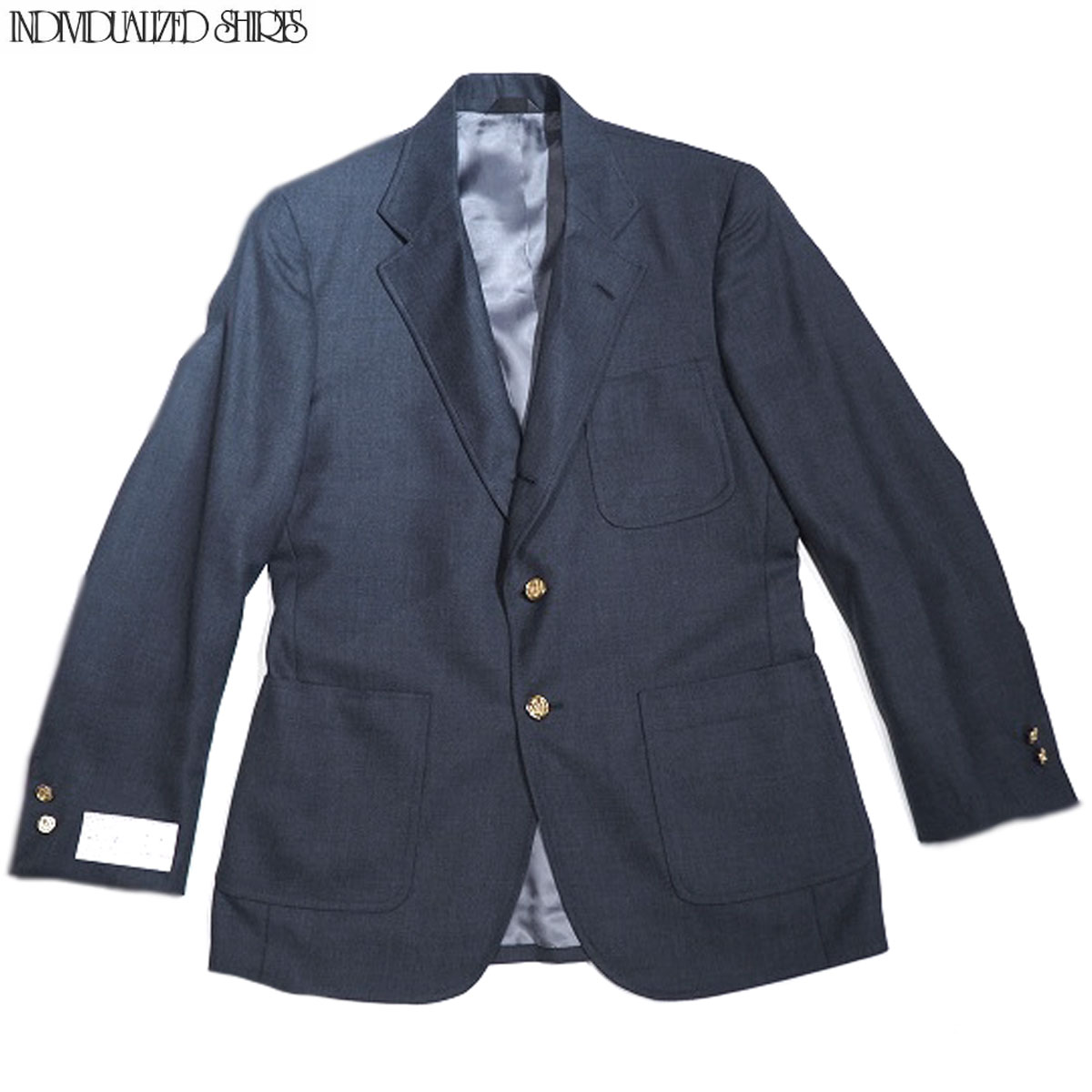 INDIVIDUALIZED CLOTHING（インディビジュアライズド　クロージング）/WOOL HOPSACK BLAZER（ネイビーブレザー）/navy/made in U.S.A.