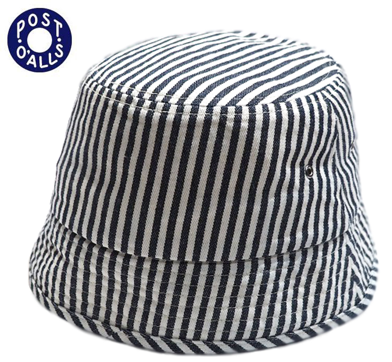 POST OVERALLS(|XgI[o[I[Yj/#POST3905-03 Express Stripe Bucket 3/indigo