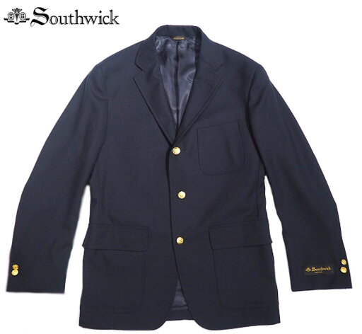【国内正規品】【正規取扱店】SOUTHWICK(サウスウィック)/ CAMBRIDGE WOOL NAVY BLAZER(ケンブリッジ・ネイビーブレザー)/Made in U.S.A./navy 【国内正規品】【正規取扱店】SOUTHWICK(サウスウィック)/ CAMBRIDGE WOOL NAVY BLAZER(ケンブリッジ・ネイビーブレザー)/Made in U.S.A./navy