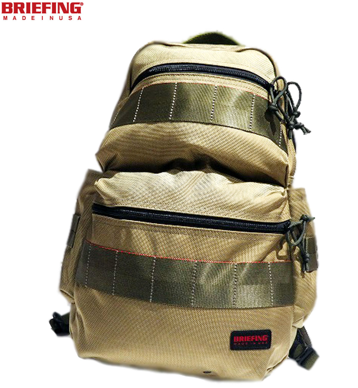 BRIEFINGiu[tBOj/BRF136219 ATTACK PACK iA^bNpbNj/25NLOf/KHAKI /MADE IN U.S.A./KHAKI