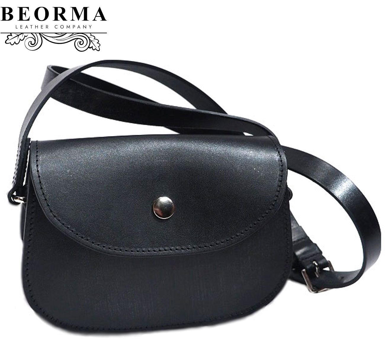 BEORMA LEATHER COMPANYixI[}U[Jpj[j /L0048 THE BRUM BRIDLE LUGGAGE/BLACK/MADE IN ENGLAND