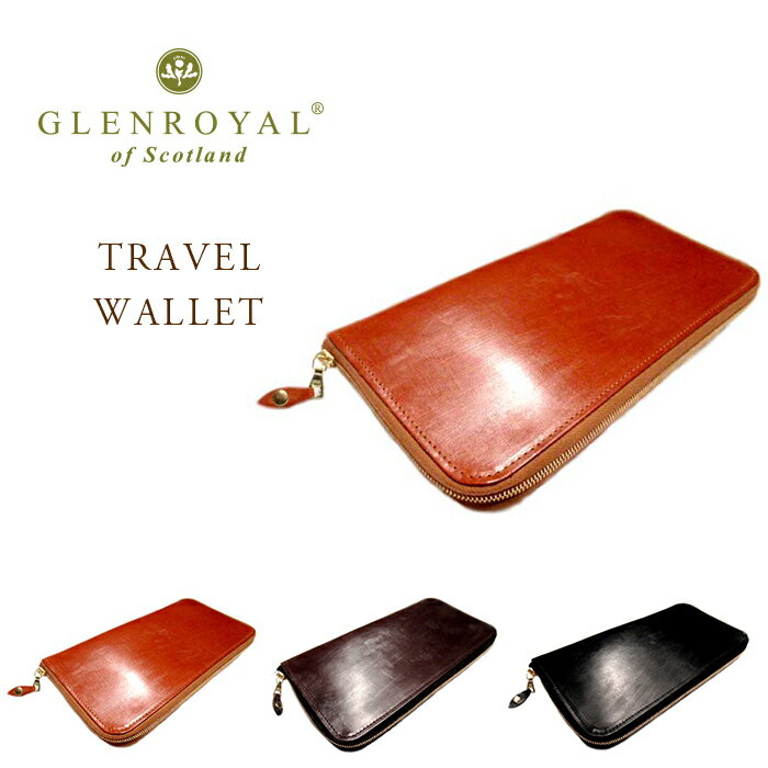 ブライドルレザー 財布（メンズ） GLENROYAL（グレンロイヤル）/TRAVEL WALLET（トラベルウォレット）/bridle leather