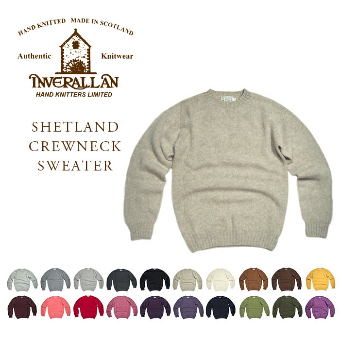   40OFF   Co[A  SHETLAND CREWNECK SWEATER VFbghZ[^[ PART 1 OF 2 20 COLOURS