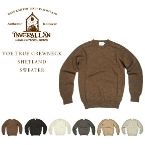 INVERALLAN（インバーアラン）/VOE TRUE CREWNECK SHETLAND SWEATER（ピュア・シェットランドセーター）