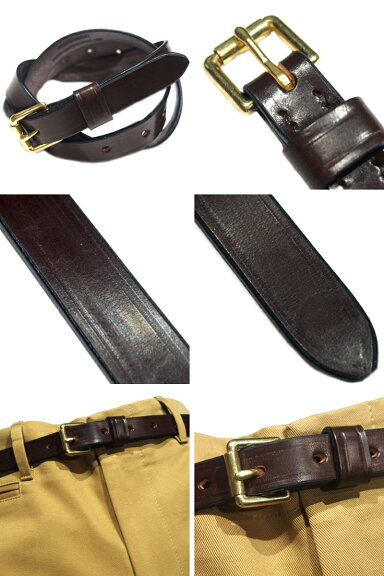 Martin Faizey 3/4 Inch Roller Buckle Light Weight Bridle Leather Belt: Black, Australian Nut Martin Faizey 3/4 Inch Roller Buckle Light Weight Bridle Leather Belt: Black, Australian Nut