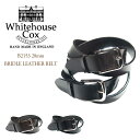 WHITEHOUSE COX（ホワイトハウスコックス）/B2153 28mm BRIDLE LEATHER BELT（ブライドルレザー ベルト）