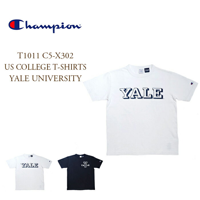 CHAMPION（チャンピオン）/T1011 ＃C5-X302 US COLLEGE T-SHIRTS YALE UNIVERSITY（USカレッジ ティーシャツ）Made in U.S.A.