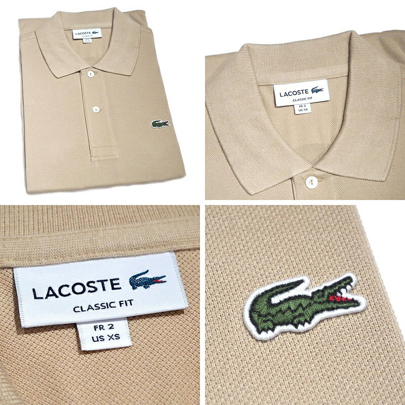 LACOSTE JAPAN（ラコステ）/L1212AL SOLID POLO（ソリッド・ポロシャツ）/MADE IN JAPAN