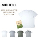 SHELTECH（シェルテック）/＃SH-001 MENS REGULAR STYLE CREWNECK S/S POCKET TEE（半袖レギュラーTEEシャツ）