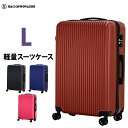 スーツケース キャリーケース キャリーバッグ 旅行用品 W-5401-67 L サイズ シボ加工 ダ ...