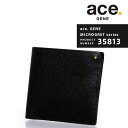 【割引クーポン配布中】【無料ラッピング】ace.GENE エースジーン MICROGRET ミクログレット 二つ折り財布 サイフ 財布 ウォレット レザー 革 ...