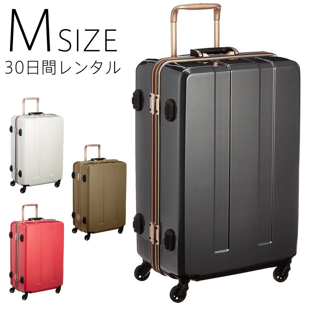 レジェンドウォーカー スーツケース・キャリーケース レディース 【レンタル】 スーツケース Mサイズ 旅行用品 30日間プラン（LEGEND WALKER：レジェンドウォーカー）M サイズ 64cm フレーム（R30-6703-64）【fy16REN07】