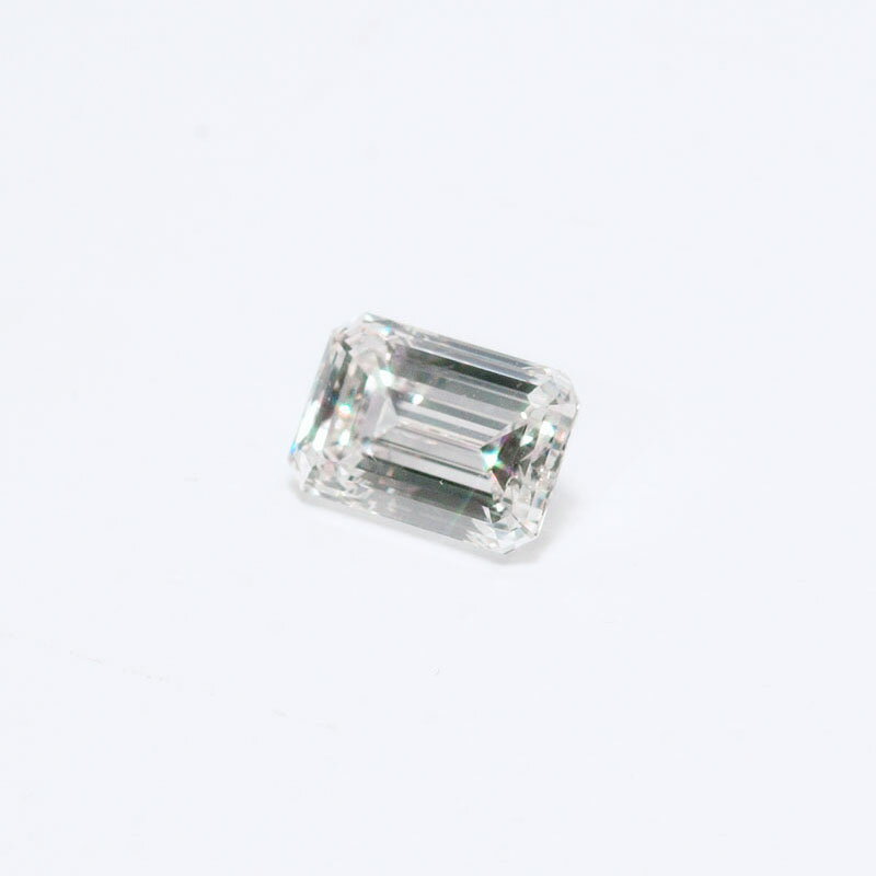 『鑑定書付き』ダイヤモンドルース 5ct エメラルド シェイプ EMERALD ラボダイヤモンド