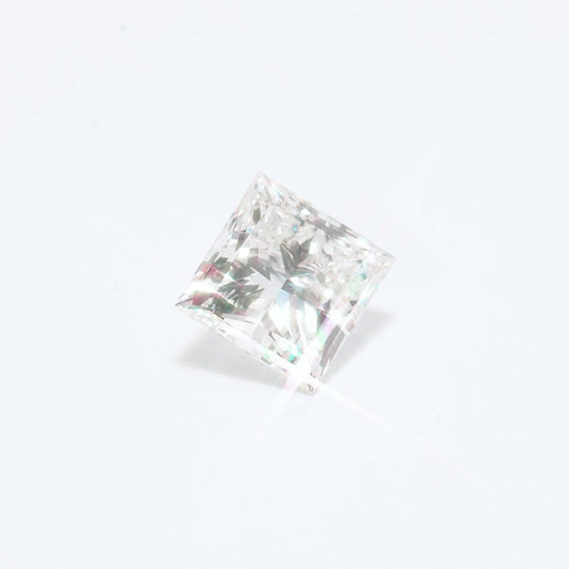 『鑑定書付き』ダイヤモンドルース 8ct プリンセス Princess ラボダイヤモンド