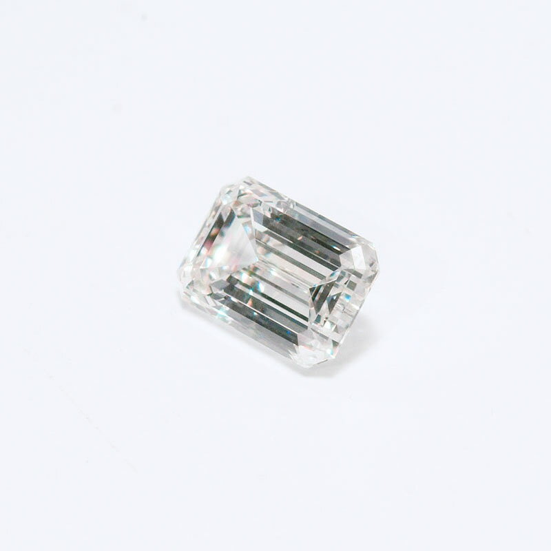 『鑑定書付き』ダイヤモンドルース 8ct エメラルド カット Emerald ラボダイヤモンド