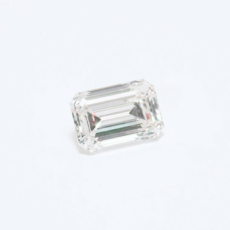 『鑑定書付き』ダイヤモンドルース 9ct エメラルド カット Emerald ラボダイヤモンド