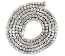 14K ハスラー テニスチェーン ネックレス 83.82cm 5mm
