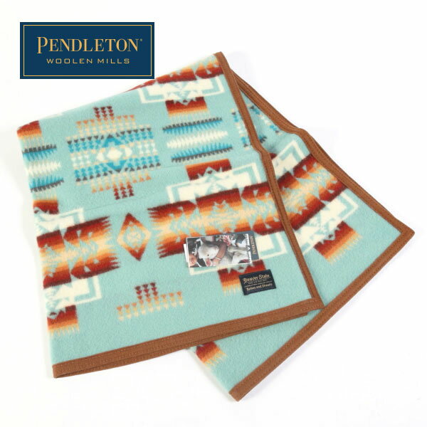 ペンドルトン ブランケット［PENDLETON］/チーフジョセフ クリブ ブランケットCHIRDRENS_ZD632-51128_AQUA