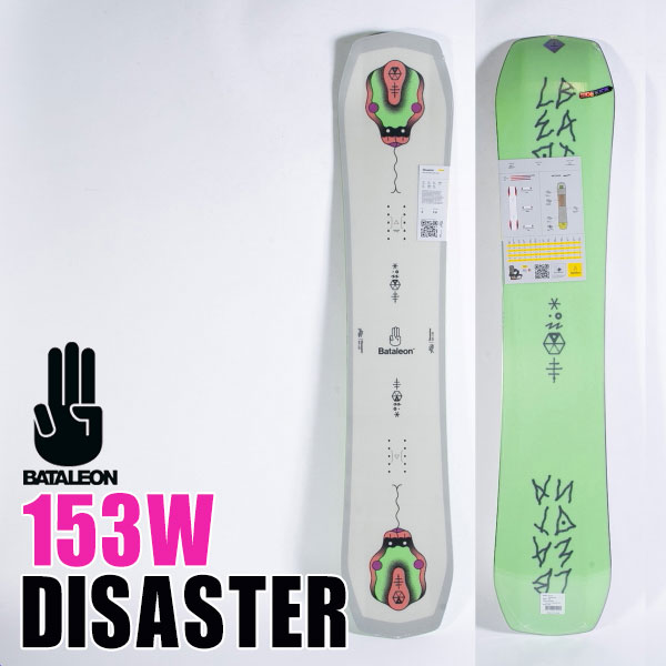 ソールカラー指定可 22-23モデル バタレオン ディザスター DISASTER 153W ジブ・パーク・フリースタイル・サーフライド