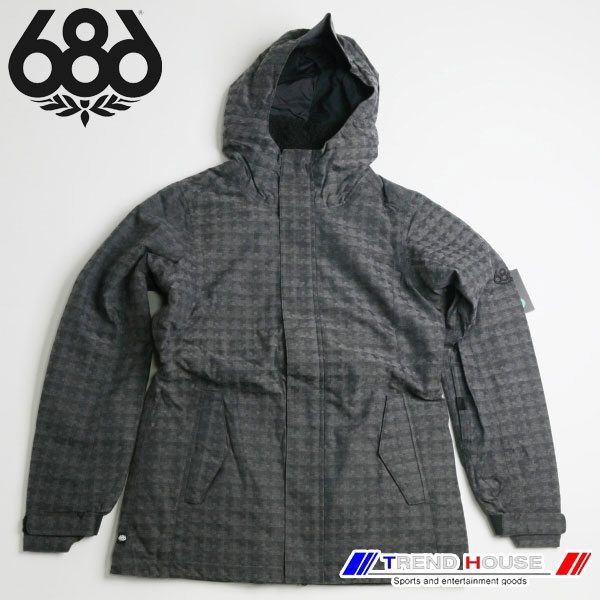 レディース スノージャケット Wms AUTHENTIC Paradise Insulated Jacket Black Puzzle Dobby/M L5W316A シックスエイトシックス six-eight-six