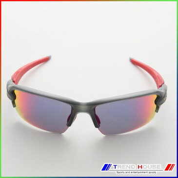 オークリー サングラス フラック 2.0 (アジアン) OO9271-03 FLAK 2.0 (ASIAN FIT) Matte Grey Smoke/Positive Red Iridium OAKLEY