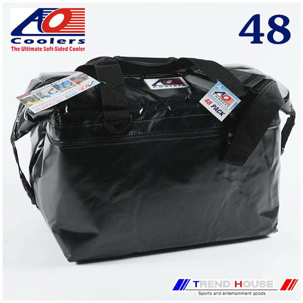 AOクーラー48 AO Coolers 48PACK VINYL BLACK / AOクーラーズ ビニールソフトクーラー 48パック ブラック AO COOLERS/AOFI48BK