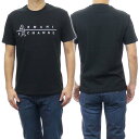 (アルマーニエクスチェンジ)ARMANI EXCHANGE メンズクルーネックTシャツ 3RZTBR ZJAAZ ブラック