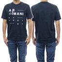 (アルマーニエクスチェンジ)ARMANI EXCHANGE メンズクルーネックTシャツ 3RZTFC ZJ9AZ ネイビー