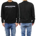 (アルマーニエクスチェンジ) ARMANI EXCHANGE メンズトレーナー 6RZMHG ZJDGZ ブラック