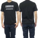 (アルマーニエクスチェンジ)ARMANI EXCHANGE メンズクルーネックTシャツ 3DZTHE ZJH4Z ブラック /2024春夏新作