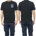 (アルマーニエクスチェンジ)ARMANI EXCHANGE メンズクルーネックTシャツ 3DZTJU ZJH4Z ブラック /2024春夏新作