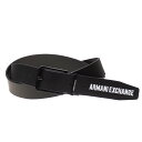 (アルマーニエクスチェンジ)ARMANI EXCHANGE メンズリバーシブルベルト 951394 4R850 ブラック /2024春夏新作