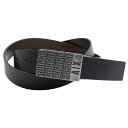ARMANI EXCHANGE アルマーニ エクスチェンジ A/X リバーシブル レザー ベルト 951413 4F894 メンズ ブラック×ブラウン(4)