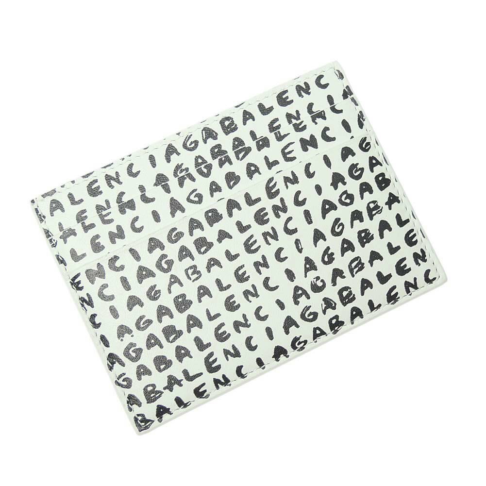 BALENCIAGA バレンシアガ カードケース CASH CARD HOLDER 594309 IWVG3 メンズ ホワイト×ブラック