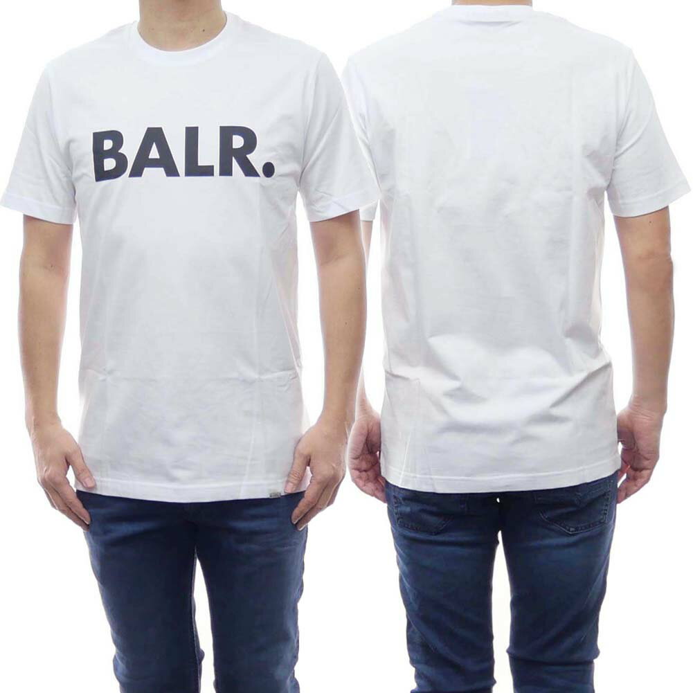 楽天TRE STYLE（ボーラー）BALR. メンズクルーネックTシャツ B1112.1048 / BRAND STRAIGHT T-SHIRT ホワイト /定番人気商品