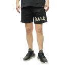 BALR. ボーラー ショートパンツ B1433.1024 Urban Washed Sweat Shorts ショーツ 短パン ハーフパンツ ロゴ ブランド カジュアル スポーティ ウォッシュ加工 コットン 綿 メンズ ブラック